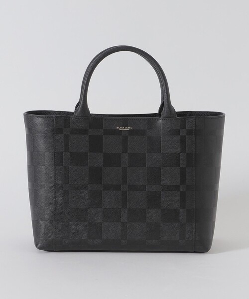 BLACK LABEL CRESTBRIDGE（ブラックレーベル・クレストブリッジ）の「エンボスチェックドライビングトート（トートバッグ・メンズ・ブラック/ベージュ系その他5・FREE）」の8枚目の写真