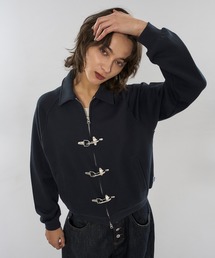 WISH FOR EVER（ウィッシュフォーエバー）の「【 2color / 3size 】FIREMAN LINING CHECK SWEAT JACKET（ブルゾン）」