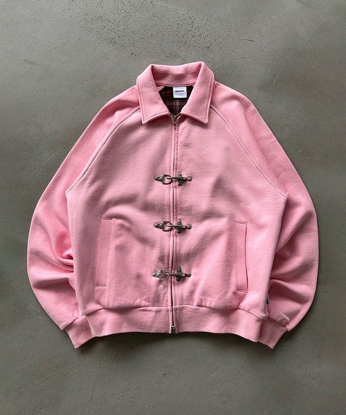 2color / 3size 】FIREMAN LINING CHECK SWEAT JACKET（ブルゾン