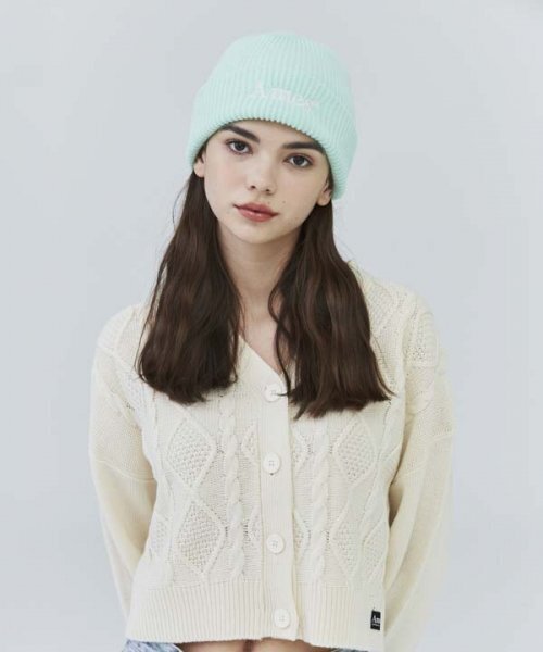 AMESWORLDWIDE(アメスワールドワイド)の「BASIC LOGO BEANIE MINT(ニットキャップ/ビーニー・レディース・その他・FREE)」の2枚目の写真