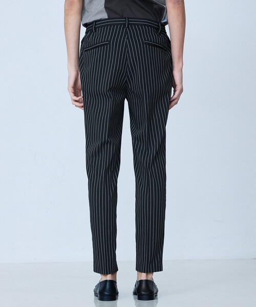 5351 POUR LES HOMMES(ゴーサンゴーイチプールオム)の「【セットアップ対応】Dot Air サッカーストライプ スラックス(スラックス・メンズ・ホワイト/ブラック・50/48/46/44)」の5枚目の写真