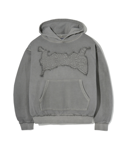 LORES(ロアス)の「Old England Dyed Hoodie - Grey(パーカー・レディース・その他・M/L/XL)」の1枚目の写真
