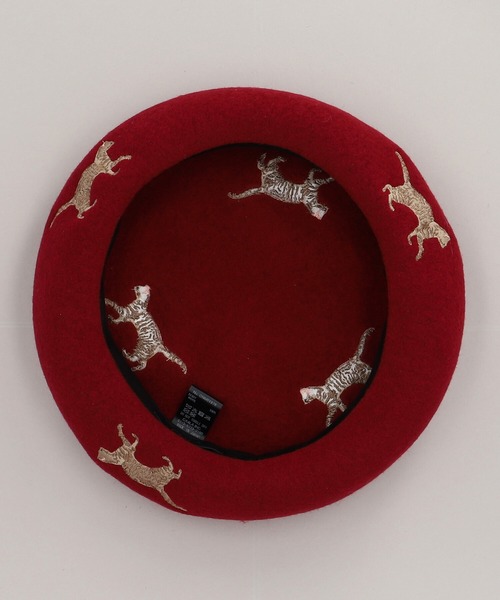 CA4LA(カシラ)の「CATS BASQUE(ハンチング/ベレー帽・レディース・ブラック/グレー/ワインレッド・ONESIZE)」の6枚目の写真