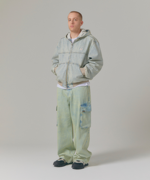 LMCの「LOOSE FIT DENIM CARGO PANTS sand(デニムパンツ・レディース・その他・S/M/L)」の2枚目の写真