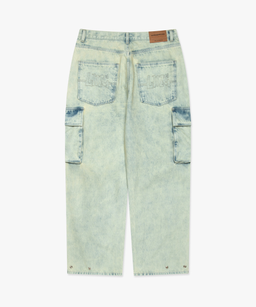LMCの「LOOSE FIT DENIM CARGO PANTS sand(デニムパンツ・レディース・その他・S/M/L)」の4枚目の写真
