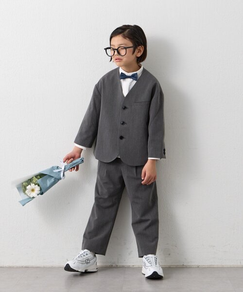 KIDS】【フォーマル・セレモニー】洗えるジャケットパンツセット