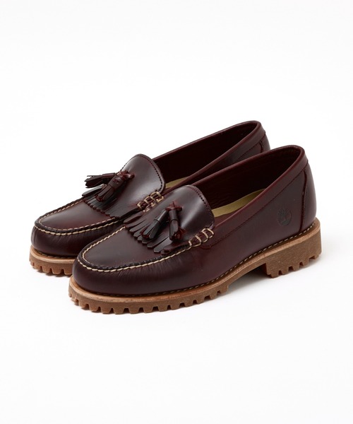 Timberland(ティンバーランド)の「【Timberland / ティンバーランド】Tassel Loafer Shoe / タッセルローファーシューズ(レザー・カジュアル・ユニセックス)(ローファー・メンズ・ブラック/エンジ・8/9/7)」の1枚目の写真