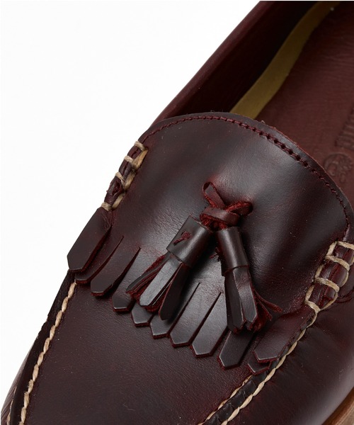 Timberland(ティンバーランド)の「【Timberland / ティンバーランド】Tassel Loafer Shoe / タッセルローファーシューズ(レザー・カジュアル・ユニセックス)(ローファー・メンズ・ブラック/エンジ・8/9/7)」の3枚目の写真