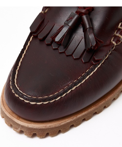 Timberland(ティンバーランド)の「【Timberland / ティンバーランド】Tassel Loafer Shoe / タッセルローファーシューズ(レザー・カジュアル・ユニセックス)(ローファー・メンズ・ブラック/エンジ・8/9/7)」の4枚目の写真