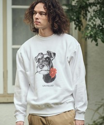 msw1838- REAL GERBERA DOG CN SWEAT スウェット（シュナウザー）(SDUF-2602SNZ)