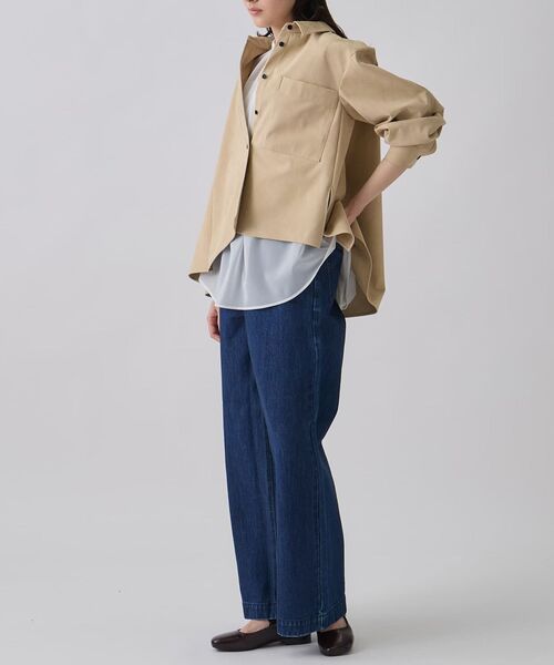 LANVIN en Bleu(ランバンオンブルー)の「フェイクスウェードフレアシャツ(シャツ/ブラウス・レディース・ベージュ/ブラウン・38)」の12枚目の写真