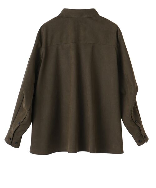 LANVIN en Bleu(ランバンオンブルー)の「フェイクスウェードフレアシャツ(シャツ/ブラウス・レディース・ベージュ/ブラウン・38)」の13枚目の写真