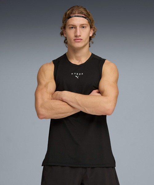 PUMA（プーマ）の「PUMA プーマ メンズ トレーニング PUMA x HYROX ドライエリート タンクトップ M（その他トップス・メンズ・ブラック/イエロー・X-LARGE/XX-LARGE/LARGE/MEDIUM/SMALL）」の2枚目の写真