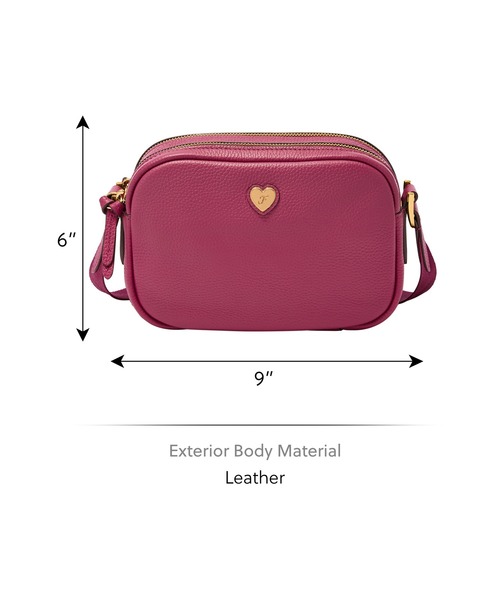 FOSSIL（フォッシル）の「フォッシル 斜めがけバッグ レディース レザー ピンク スマホ収納可 ZB11121658（ショルダーバッグ・レディース・ピンク・FREE）」の5枚目の写真