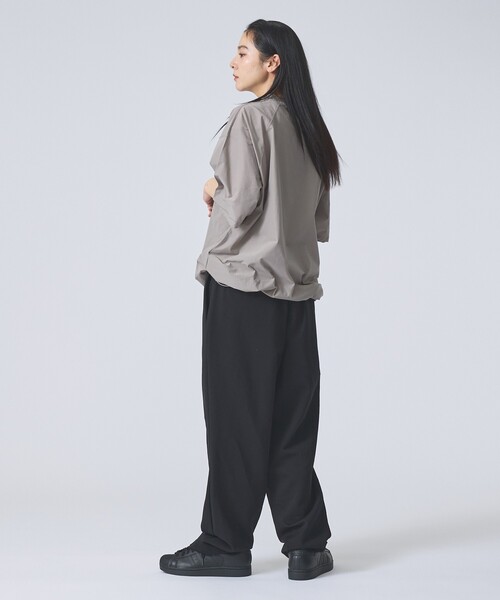 FORTUNA HOMME(フォルトゥナオム)の「【FORTUNA /フォルトゥナ】ECOTEC BaloonTee/エコテックバルーンTシャツ/ユニセックス/【WEB限定】(Tシャツ/カットソー・メンズ・ライトグレー/ブラック/グレイッシュベージュ・L/M)」の6枚目の写真