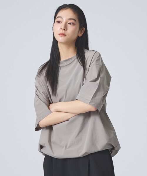 FORTUNA HOMME(フォルトゥナオム)の「【FORTUNA /フォルトゥナ】ECOTEC BaloonTee/エコテックバルーンTシャツ/ユニセックス/【WEB限定】(Tシャツ/カットソー・メンズ・ライトグレー/ブラック/グレイッシュベージュ・L/M)」の7枚目の写真