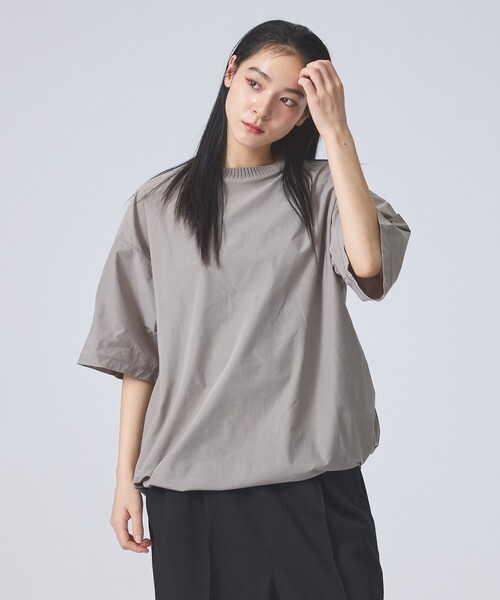 FORTUNA HOMME(フォルトゥナオム)の「【FORTUNA /フォルトゥナ】ECOTEC BaloonTee/エコテックバルーンTシャツ/ユニセックス/【WEB限定】(Tシャツ/カットソー・メンズ・ライトグレー/ブラック/グレイッシュベージュ・L/M)」の8枚目の写真