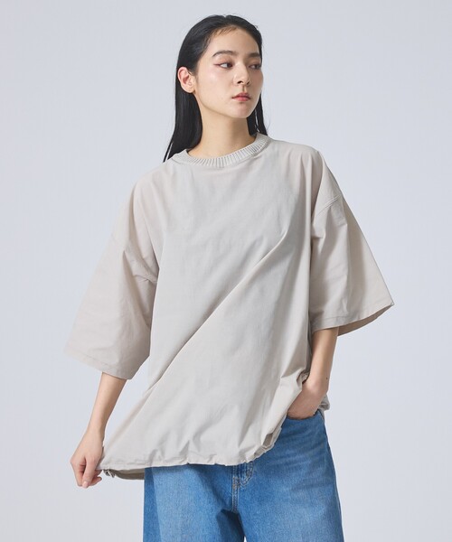FORTUNA HOMME(フォルトゥナオム)の「【FORTUNA /フォルトゥナ】ECOTEC BaloonTee/エコテックバルーンTシャツ/ユニセックス/【WEB限定】(Tシャツ/カットソー・メンズ・ライトグレー/ブラック/グレイッシュベージュ・L/M)」の12枚目の写真