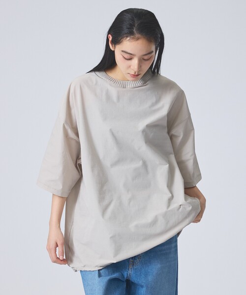 FORTUNA HOMME(フォルトゥナオム)の「【FORTUNA /フォルトゥナ】ECOTEC BaloonTee/エコテックバルーンTシャツ/ユニセックス/【WEB限定】(Tシャツ/カットソー・メンズ・ライトグレー/ブラック/グレイッシュベージュ・L/M)」の13枚目の写真