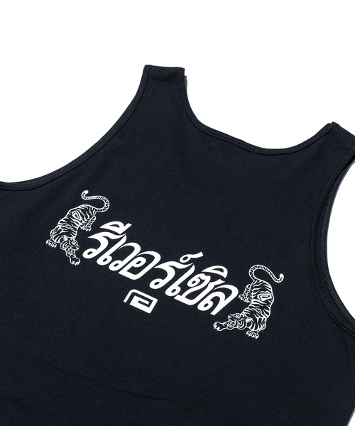 reversal.dogi.design.works(リバーサル・ドーギ・デザイン・ワークス)の「<reversal/リバーサル>THAI BIG MARK COTTON TANKTOP(タンクトップ・メンズ・ホワイト/ブラック・MEDIUM/LARGE/X-LARGE)」の13枚目の写真
