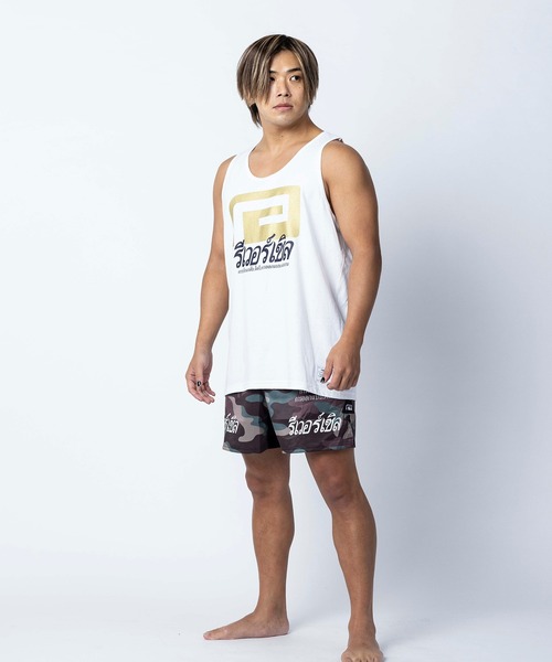 reversal.dogi.design.works(リバーサル・ドーギ・デザイン・ワークス)の「<reversal/リバーサル>THAI BIG MARK COTTON TANKTOP(タンクトップ・メンズ・ホワイト/ブラック・MEDIUM/LARGE/X-LARGE)」の3枚目の写真