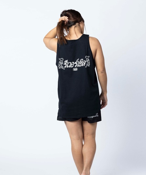 reversal.dogi.design.works(リバーサル・ドーギ・デザイン・ワークス)の「<reversal/リバーサル>THAI BIG MARK COTTON TANKTOP(タンクトップ・メンズ・ホワイト/ブラック・MEDIUM/LARGE/X-LARGE)」の10枚目の写真