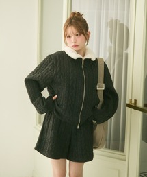 TITTY&CO. | ニットジップセットアップ(セットアップ)