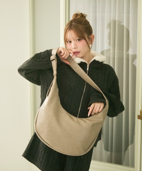 TITTY&CO.（ティティーアンドコー）の「ニットジップセットアップ（セットアップ・レディース・グレー/ブラウン/ライトグレー・FREE）」の9枚目の写真