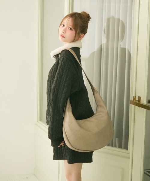 TITTY&CO.（ティティーアンドコー）の「ニットジップセットアップ（セットアップ・レディース・グレー/ブラウン/ライトグレー・FREE）」の11枚目の写真