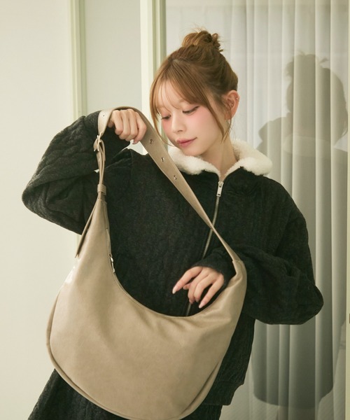 TITTY&CO.（ティティーアンドコー）の「ニットジップセットアップ（セットアップ・レディース・グレー/ブラウン/ライトグレー・FREE）」の7枚目の写真