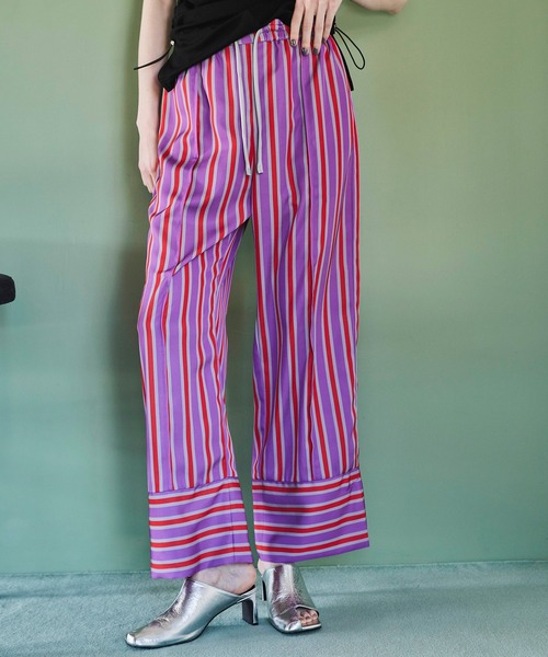 OMMO（オーエムエムオー）の「MULTI STRIPE PT（その他パンツ・レディース・ピンク/グリーン・36/38）」の14枚目の写真