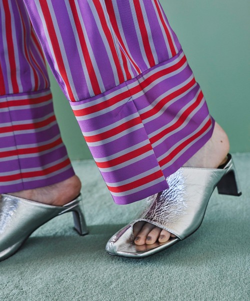 OMMO（オーエムエムオー）の「MULTI STRIPE PT（その他パンツ・レディース・ピンク/グリーン・36/38）」の19枚目の写真