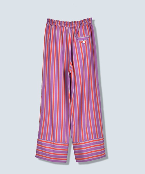 OMMO（オーエムエムオー）の「MULTI STRIPE PT（その他パンツ・レディース・ピンク/グリーン・36/38）」の4枚目の写真