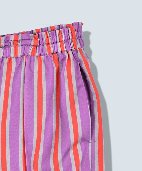 OMMO（オーエムエムオー）の「MULTI STRIPE PT（その他パンツ・レディース・ピンク/グリーン・36/38）」の6枚目の写真