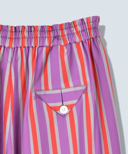 OMMO（オーエムエムオー）の「MULTI STRIPE PT（その他パンツ・レディース・ピンク/グリーン・36/38）」の7枚目の写真