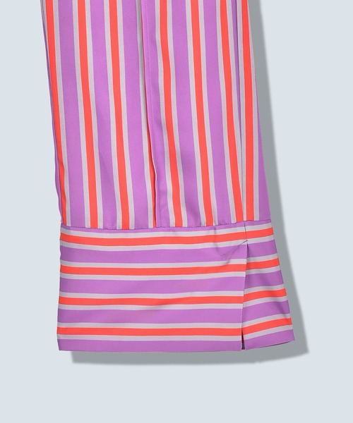 OMMO（オーエムエムオー）の「MULTI STRIPE PT（その他パンツ・レディース・ピンク/グリーン・36/38）」の8枚目の写真