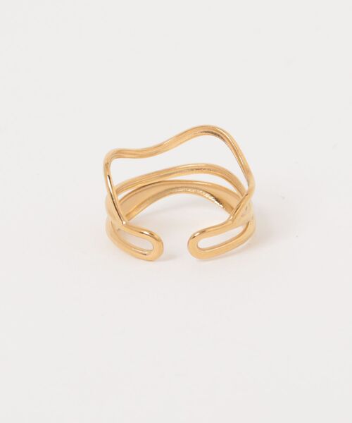 novice（ノーヴィス）の「【novice】Layer Flow Ring［Stainless］（リング・レディース・シルバー/ゴールド・FREE）」の14枚目の写真