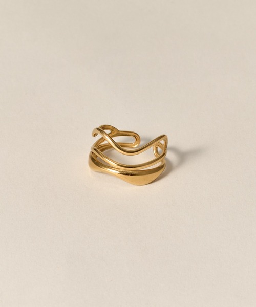 novice（ノーヴィス）の「【novice】Layer Flow Ring［Stainless］（リング・レディース・シルバー/ゴールド・FREE）」の12枚目の写真