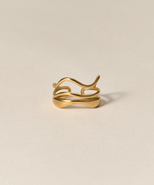 novice（ノーヴィス）の「【novice】Layer Flow Ring［Stainless］（リング・レディース・シルバー/ゴールド・FREE）」の13枚目の写真