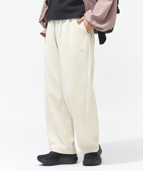PUMA(プーマ)の「プーマ PUMA ESS ELEVATED MX ニット PT(その他パンツ・レディース・ブラック/チョコ/クリーム・S/M/L/XL)」の1枚目の写真