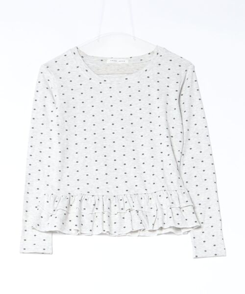 CERCA(チェルカ)の「HALEY PESCA/ドット柄 フリルカットソー(Tシャツ/カットソー・レディース・ライトグレー・SMALL/MEDIUM/LARGE/X-LARGE)」の9枚目の写真