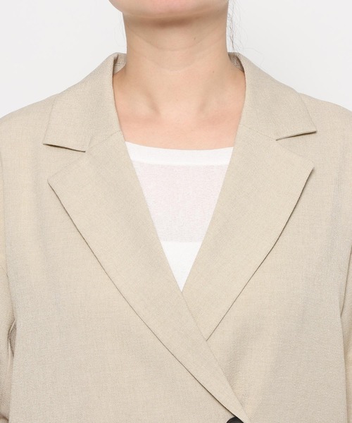 LOWRYS FARM（ローリーズファーム）の「ホップサックダブルジャケット 602803（その他アウター・レディース・チャコールグレー/ブラウン/ベージュ・FREE）」の18枚目の写真