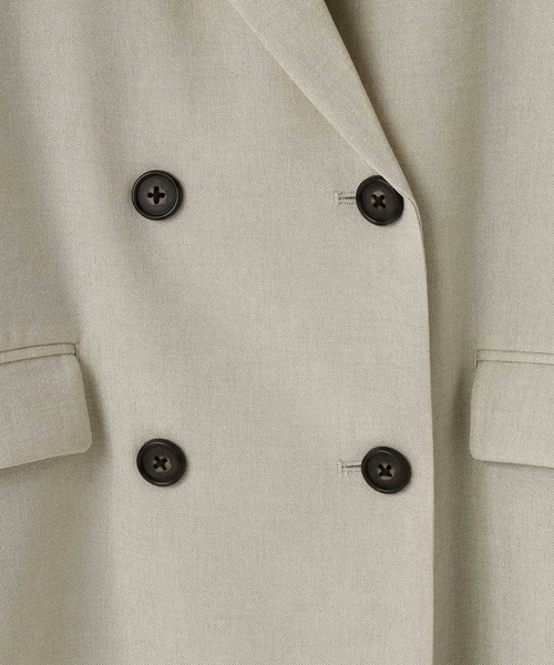 LOWRYS FARM（ローリーズファーム）の「ホップサックダブルジャケット 602803（その他アウター・レディース・チャコールグレー/ブラウン/ベージュ・FREE）」の12枚目の写真