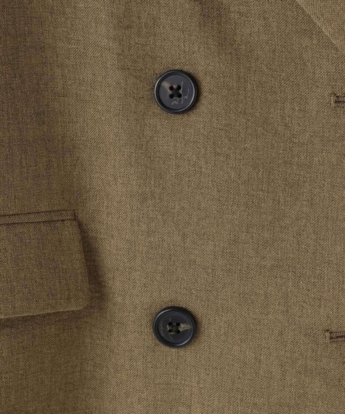 LOWRYS FARM（ローリーズファーム）の「ホップサックダブルジャケット 602803（その他アウター・レディース・チャコールグレー/ブラウン/ベージュ・FREE）」の5枚目の写真