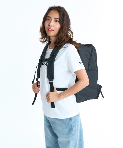 ROXY（ロキシー）の「ROXY ウィメンズ NEW BEGINNING CLUB バックパック/リュック 【2026年春夏モデル】/ロキシー撥水加工リュックサック（バックパック/リュック・レディース・ブラック/ミント・FREE）」の11枚目の写真