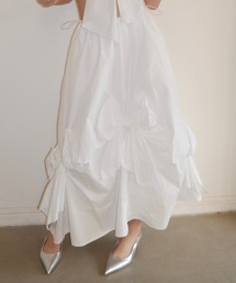 HONEY MI HONEY | taffeta ribbon drape skirt(スカート)