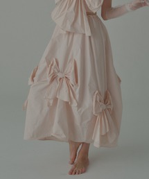 HONEY MI HONEY | taffeta ribbon drape skirt(スカート)