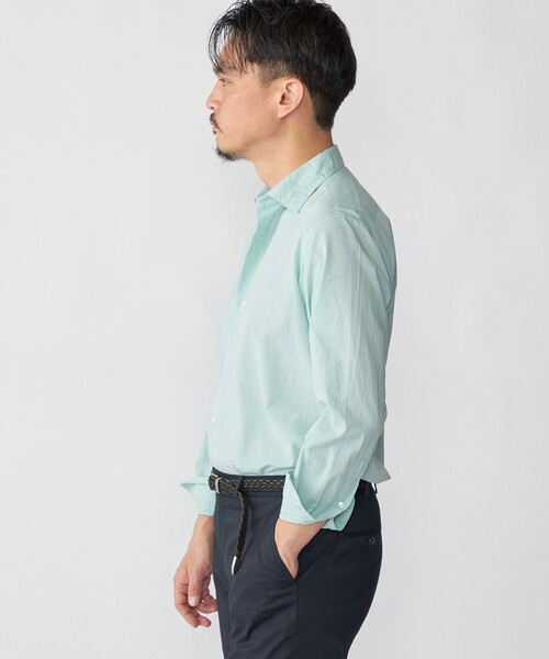 SHIPS（シップス）の「SHIPS: スムース テックス ワイドカラー シャツ（シャツ/ブラウス・メンズ・トップグレー/ライトブルー/スカイブルー/ホワイト/ライトグリーン・SMALL/MEDIUM/LARGE/X-LARGE）」の13枚目の写真