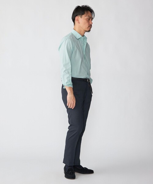 SHIPS（シップス）の「SHIPS: スムース テックス ワイドカラー シャツ（シャツ/ブラウス・メンズ・トップグレー/ライトブルー/スカイブルー/ホワイト/ライトグリーン・SMALL/MEDIUM/LARGE/X-LARGE）」の19枚目の写真