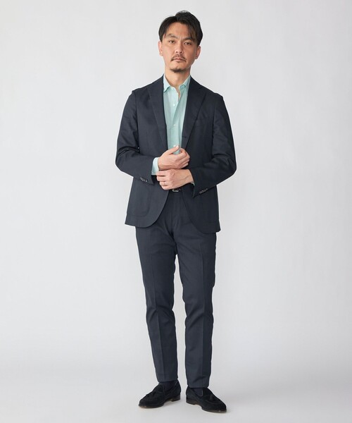 SHIPS（シップス）の「SHIPS: スムース テックス ワイドカラー シャツ（シャツ/ブラウス・メンズ・トップグレー/ライトブルー/スカイブルー/ホワイト/ライトグリーン・SMALL/MEDIUM/LARGE/X-LARGE）」の21枚目の写真